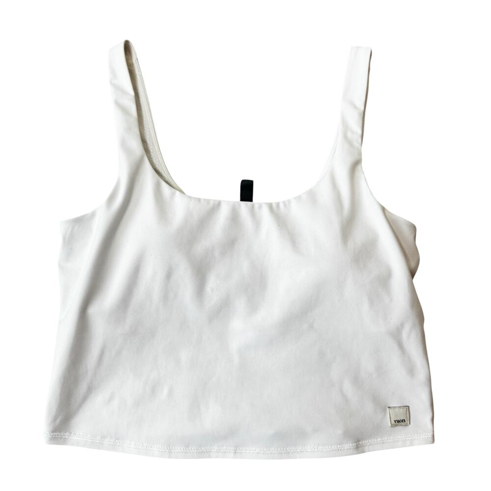 Vuori Daily Crop Tank Style VW1027 WHITE Size large